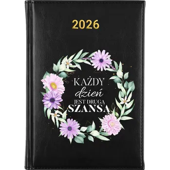 Kalendář Knižkový kalendář 2026 A5 černý