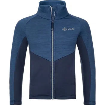 Dívčí mikina Dívčí funkční mikina KILPI TOMMS-JG SJ0253KI TMAVĚ MODRÁ 110