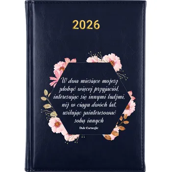 Kalendář Knižkový kalendář 2026 A5 FunnyCase modrý