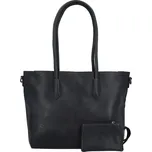 Stylová dámská koženková kabelka na rameno Elfryda, tmavě modrá