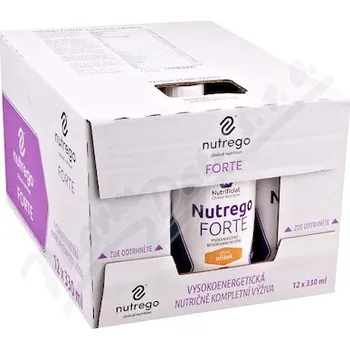 Speciální výživa nutrego FORTE oříšek por.sol.12x330ml