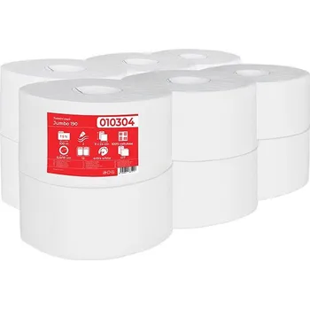 Toaletní papíry PRIMASOFT Jumbo 190 bílý celulóza (12 ks)