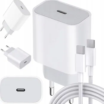 RYCHLÁ NABÍJEČKA NA TELEFON USB-C 20W PD + KABEL 2M