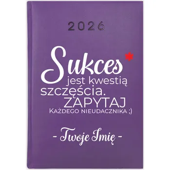Kalendář Knihový kalendář 2026 A5 fialový