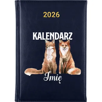Kalendář Knižkový kalendář 2026 A5 FunnyCase modrý