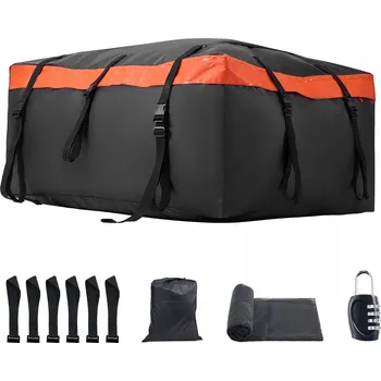 Střešní box SucceBuy Střešní Box na Auto 566 Litrů (20 stop krychlových) 840D PVC