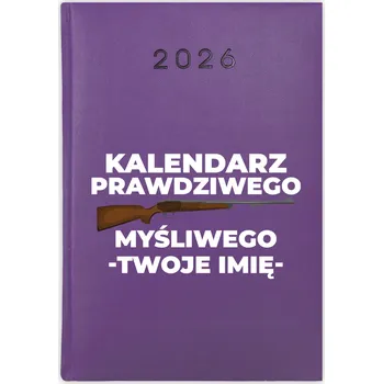 Kalendář Knižní kalendář 2026 A5 FunnyCase fialový
