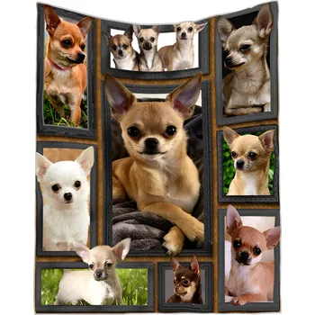 deka Excellent Mikroplyšová hřejivá deka 150x200 cm - Čivava