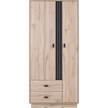 Šatní skříň Meblar Skříň Allmo AL1 Vyber provedení: Dub estana + antracit