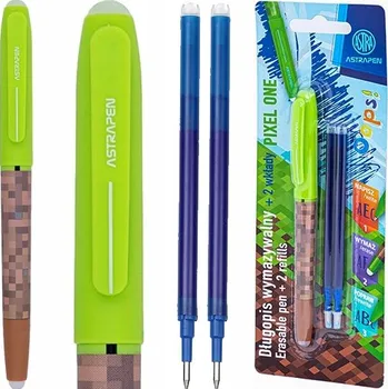 AstraPEN Gumovatelné pero OOPS! Pixel One, 0,6mm, modré + 2 náplně, blistr, mix barev, 201023016