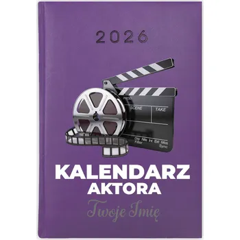 Kalendář Knihový kalendář 2026 A5 fialový