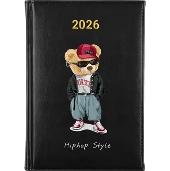 Kalendář Knižkový kalendář 2026 A5 černý