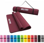 Gorilla Sports Podložka na jógu, 190 x 100 cm, tmavě červená