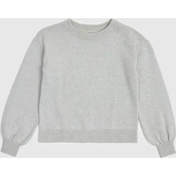 Dívčí svetr GAP Dětský pletený svetr - Holky GAP šedá 2562960