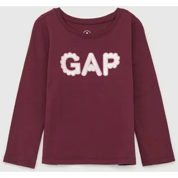 Dívčí tričko GAP Baby tričko s logem - Holky GAP tmavě červená 2980215