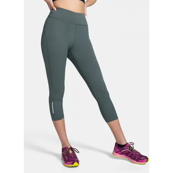 Dámské kalhoty Dámské legíny KILPI AMIRA-W TL0427KI TMAVĚ ZELENÁ 36