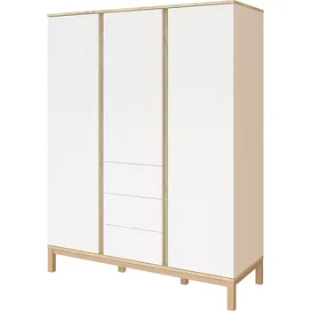 Dětská postýlka Faktum Skříň třídílná Loop White