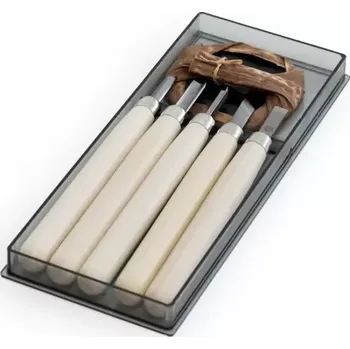 Dláto Sada řezbářských mini-dlát MARUICHI R-5 s dřevěnou rukojetí - 5 kusů