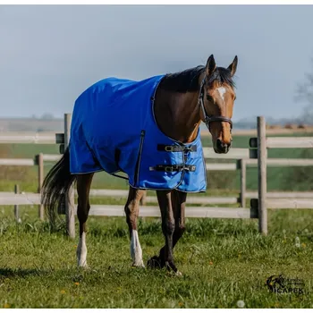 Deka pro koně Deka výběhová EquiTheme -TYREX AISANCE 1200D 0G- - Modrá - 155cm