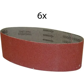 Brusný papír Brusný pás 530 x 75 mm/K100 (6ks) Güde