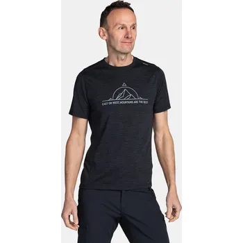 Pánská móda Pánské funkční triko KILPI MERIN-M TM0327KI TMAVĚ ŠEDÁ M