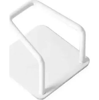 Organizace kuchyně Nerezový držák houbičky bez vrtání | držák houbičky, kuchyňský organizér - Bílý