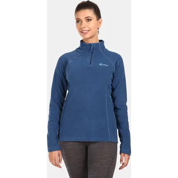 Dámská mikina Dámská fleecová mikina KILPI ALMERI-W UL0209KI TMAVĚ MODRÁ 42