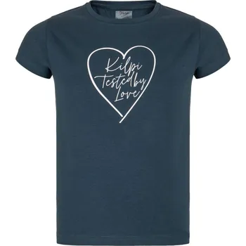 Dívčí tričko Dívčí triko KILPI ALBION-JG SJ0353KI TMAVĚ MODRÁ 122