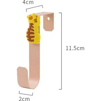 Držák na ručník Kočičí věšák na skříň dvířka | háček, držák ručníků - Meruňka