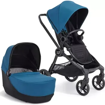 Kočárek BabyJogger CITY SIGHTS 4WM AKČNÍ set 2v1 (kočárek+korba) vč. madla DEEP TEAL