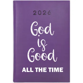 Kalendář Knihový kalendář 2026 A5 fialový