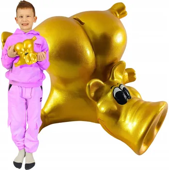 Pokladnička Pokladnička prasátko Juliette zlaté prase velká