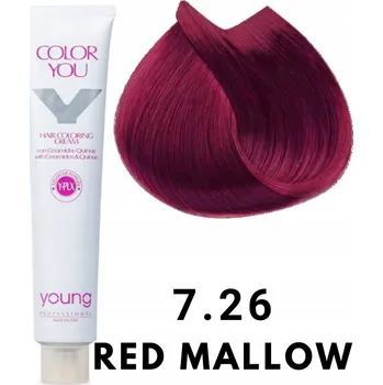 Barva na vlasy Young barva na vlasy 7.26 (Červeno-fialová) 100 ml