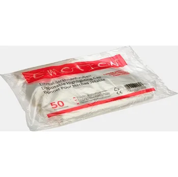 Příslušenství k barvení vlasů EMOTION jednorázové melírovací čepice 50 ks