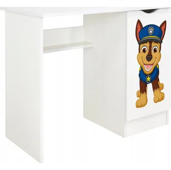 Obdélníkový psací stůl Leomark 90 x 50 x 77 cm bílý