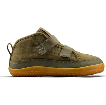 Dětská treková obuv Vivobarefoot GOBI UTILITY KIDS DARK OLIVE velikost 30 - Zelená