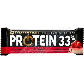 GO ON Protein.tyčinka 33% panna cotta jahoda 50g