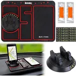 NOVO Palubní protiskluzová podložka 4v1 Barva:: Červená