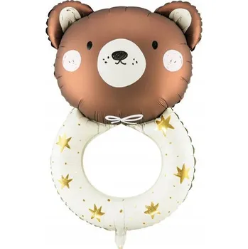 Balónek Fóliový balónek PartySpot A0948 medvídek s chrastítkem