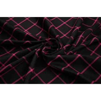 Látka 80% Polyester 20% Viskóza 210 g/m2 šířka 150 cm černá