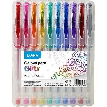 LUMA Glitr, 0.5 mm - sada 10 barev