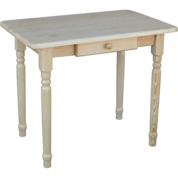 Jídelní stůl Slevadoma Jídelní stůl masiv borovice SD-06 90x60 Barva: Barva bílá