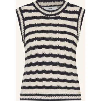 Cinque Dámská Pletená Vesta Cichan, tmavě modrá / krémová, 34