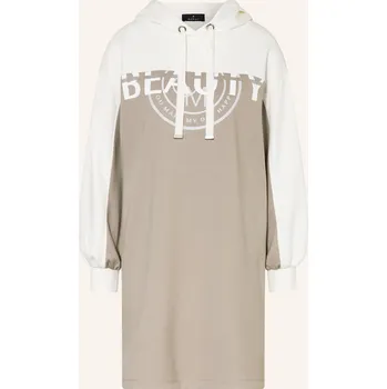 Dámské šaty Monari Dámské Mikinové Šaty S Ozdobnými Kamínky, režná /...