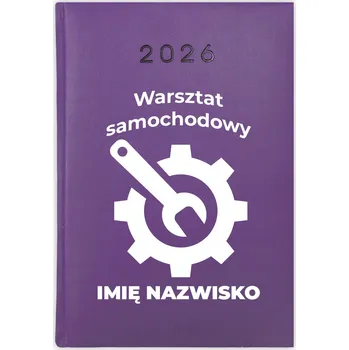 Kalendář Knižní kalendář 2026 A5 FunnyCase fialový