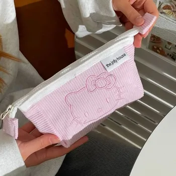 Penál Roztomilé školní pouzdro hello kitty | školní pouzdro, dívčí penál - Růžový