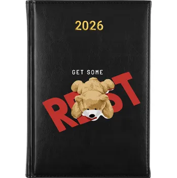 Diář Knižkový kalendář 2026 A5 černý