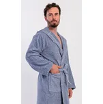 Vienetta MAN Pánský župan s kapucí Luis: modrá XXL