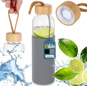Láhev Láhev Vilde 500 ml šedá