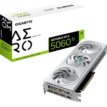 Grafická karta Gigabyte GeForce RTX 5060 Ti AERO/OC/16GB/GDDR7